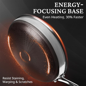 Juego de Utensilios de Cocina Modernos <span class=keywords><strong>y</strong></span> Ecológicos con Revestimiento Cerámico de Titanio Antiadherente, con Tapa de Vidrio Resistente al Calor para Estufas de Gas - Product Image 4