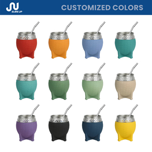 Termo de Viaje Moderno para <span class=keywords><strong>Mate</strong></span> <span class=keywords><strong>con</strong></span> Pajita, Botella Portátil de Acero Inoxidable para Uso en Exteriores - Product Image 2