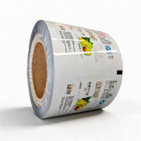 Meilleur fournisseur de film d'emballage alimentaire en plastique brillant résistant à l'humidité, sur mesure, avec votre logo