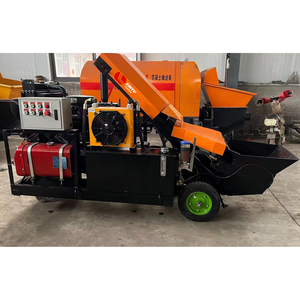 Gran oferta bomba de hormigón fácil de operar Bomba De Transporte mezcladora de cemento de bombeo de hormigón diésel para proyectos de construcción - Product Image 6