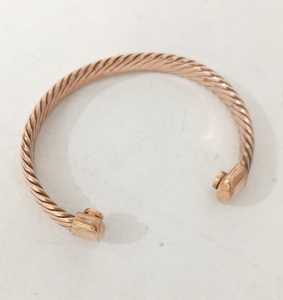 Elegant Handcrafted <b>Magnetic</b> Copper Cuff <b>Bracelet</b> With Adjustable Fit For Men <b>Women</b> Jewelry Accessories And Gifting - Product Image 2