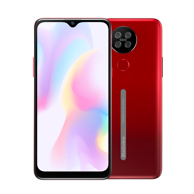 Blackview A80s 4GB+64GB 4200mAh Smartphone 6.21'' HD+ Android 10.0 Octa Core 13MP Quad Camera Face ID Unlock 4G LTE Mobile Phone