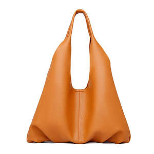 Nouveau sac en PU à motif litchi populaire, sac fourre-tout en cuir souple à bandoulière unique, grande capacité - Product Image 1