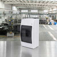 Tableau de distribution électrique en plastique ABS 24 voies pour disjoncteurs LWDS&LWDF, protection IP40, rail DIN réglable pour usage industriel