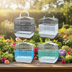 Housse de protection anti-éclaboussures pour cage à oiseaux, écologique, durable, réutilisable, <span class=keywords><strong>en</strong></span> maille anti-éclatement pour protéger les plumes, les débris et les restes alimentaires - Product Image 1