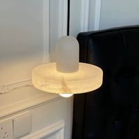 Mini suspension moderne en albâtre naturel, style nordique, pour chambre, chevet, îlot de cuisine, comptoir de bar
