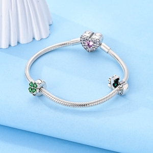Ensemble de Bijoux MULA – Quatre Feuilles Vertes Breloques Croix en Argent 925 Perles Bagues Boucles d'Oreilles Collier Bracelet pour Cérémonies Religieuses - Product Image 4