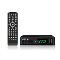 Decodificador Digital DVB T2 1080P para Malasia y Rusia, MPEG 4 TDT con Sistema Operativo FTA