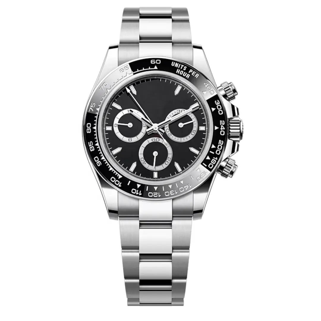 2024 kualitas Super baru jam tangan menyelam 5A 40mm bersih pabrik baja 904 ETA 4131 gerakan ketebalan 12.3mm 126500 jam tangan Panda mewah