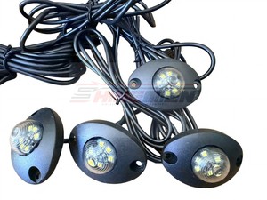 <span class=keywords><strong>Kit</strong></span> de Luces Estroboscópicas LED Universales Ocultas, Luz de Advertencia de Emergencia de Montaje en Superficie, Luz Intermitente para Parrilla Delantera - Product Image 2