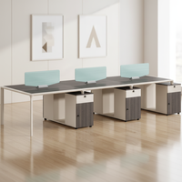 Nouveau design de poste de travail cloison modulaire mobilier de bureau ensemble de bureau postes de travail de bureau