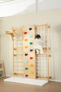 Stokta kolay kurulum kaya tırmanma duvar eğlence ekipmanları çocuk parkı için yüksek kaliteli kapalı-açık tırmanma duvar - Product Image 6