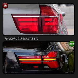ชุดไฟท้ายสำหรับ BMW X5 E70 ปี 2007-2013 อัพเกรดสไตล์ G05 พร้อมไฟเลี้ยวแบบ Sequential และเอฟเฟกต์ภาพเคลื่อนไหวตอนเปิด - Product Image 2