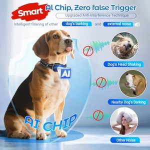 <span class=keywords><strong>Collar</strong></span> de Adiestramiento para Perros Recargable, de Plástico, con Pantalla Digital HD, Control de Ladridos, con Cinta de Nailon Tejida, Venta al Por Mayor - Product Image 4