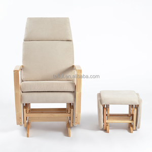 Sillón de lactancia tapizado para sala de estar, silla mecedora para lactancia - Product Image 6