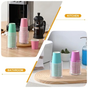 Ripiano usa e getta portabicchieri acqua tazze da tè Dispenser tazza espositore Organizer forniture casa organizzazione - Product Image 6