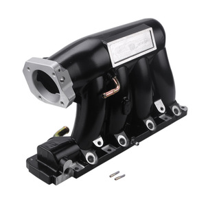 ท่อร่วมไอดีฮอนด้า 16.7 424 มม. อลูมิเนียม สีดำเงิน สำหรับ Civic Si K20Z FN2 ปี 2006-2011 - Product Image 2