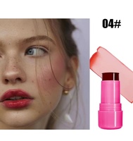 Produk terbaru 2024 harga pabrik label pribadi rias kustom tahan lama tahan air pendingin bibir memantul pipi jeli stik Blush