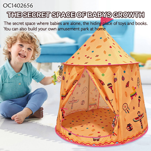 Casas de Juego Plegables con Diseño de Yurta Mongola y Forma de Hongo para Niñas Pequeñas de 2 <span class=keywords><strong>a</strong></span> 8 <span class=keywords><strong>A</strong></span>ños, para Interiores con Tapete - Product Image 3