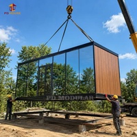 Maisonnette Préfabriquée de Luxe Européenne avec Miroir, pour Hôtels, Complexes Hôteliers, Glamping, Parcs, Hébergements de Vacances, Montagne, et Espaces de Détente avec Toilettes