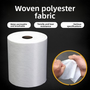 100% Polyester Nahtgewebter Abriebfester Brokatstoff Wasserdichte Beschichtung Bekleidungsstoff für Blazer/Anzüge Abstraktes Geometrisches Muster - Product Image 2