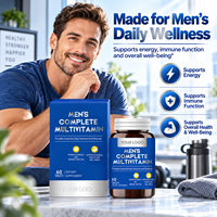 Comprimés multivitaminés complets pour hommes avec vitamines et minéraux essentiels quotidiens pour l'énergie et le soutien immunitaire, complément alimentaire OEM et ODM