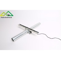 Serres agricoles; Accessoires pour serres; Fil de ressort pour serre et canal de fixation
