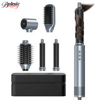 Styler capillaire 5 en 1, sèche-cheveux ionique haute vitesse, brosse à air chaud rotative automatique professionnelle, peigne multi-styles en une seule étape