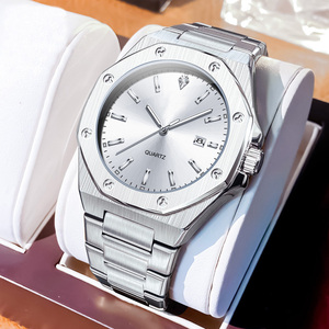 Montre chronographe pour homme, automatique, mécanique, de haute qualité, en acier inoxydable, étanche, sportive, personnalisée, montre-<span class=keywords><strong>bracelet</strong></span> pour affaires - Product Image 3