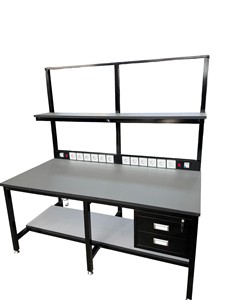 Leenol Lagerräumungsverkauf Arbeitstisch mit Schublade Antistatischer Arbeitsplatz ESD Aluminium-Werkbank für Montagelinie - Product Image 5