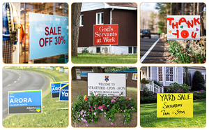 ป้ายโฆษณาอสังหาริมทรัพย์กลางแจ้งแบบหนา 5 มม. ทำจากแผ่นพลาสติกกลวง รับทำข้อความและกราฟิกตามสั่ง - Product Image 3