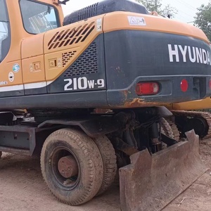 รถขุดไฮดรอลิกแบบล้อ HYUNDAI R210W-9 มือสอง ขนาด 21 ตัน เครื่องจักรก่อสร้าง - Product Image 2