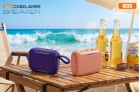 Enceinte de fête extérieure G05 BT 5.4, enceinte sans fil portable avec cordon, fente pour carte TF, son stéréo, indispensable pour les voyages