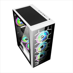 ¡Caja de PC para juegos Herder, gabinete de computadora Gamer de Torre media de refrigeración de <span class=keywords><strong>CPU</strong></span> RGB de alta calidad en Stock! - Product Image 2