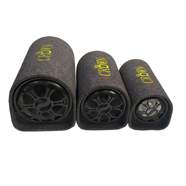 6/8/10 Inch Cylindrical Subwoofer Factory Price for Car Audio System Bluetooth Wireless DC 12V Active Bass Speaker