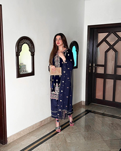 Eid & Ramadan spécial personnalisable pakistanais droite Kurta pantalon Salwar Kameez tenue traditionnelle indienne pour les femmes Readymade - Product Image 6