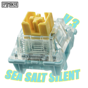 Ventes flash <span class=keywords><strong>EPOMAKER</strong></span> Sea Salt Silent V3 <span class=keywords><strong>Switch</strong></span> Set 35 pièces Interrupteur linéaire silencieux compatible avec la plupart des touches - Product Image 1