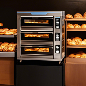 Horno comercial de acero inoxidable, máquina profesional Industrial para hornear Pizza, tostador, equipo de panadería, horno eléctrico para hornear pasteles - Product Image 6