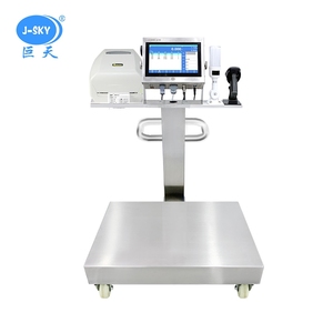 J-sky Elektronische Industriewaage Maßgefertigt 60kg 500kg Schwerlast-Bodenwaage Großes Touchscreen-Display ODM OEM - Product Image 2