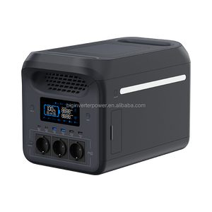 Estación de Energía Portátil BIGINVERTER SR1800 1800W 1229Wh con Batería Lifepo4, 3000 Ciclos, Carga Rápida, Generador Solar para Respaldo Doméstico - Product Image 1