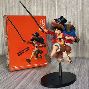 ฟิกเกอร์อนิเมะคุณภาพสูง วันพีซ สามพี่น้อง ลูฟี่ เอส ซาโบ กำลังวิ่ง - Product Image 3