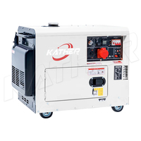 3kVA 5kVA 8kVA 10kVA Super Leiser Dieselgenerator 10kW Tragbarer Generator Schallgedämpfter Wechselstromgenerator Mit ATS Automatischer Startfunktion 20kVA 50kW