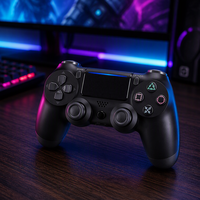 Manette de jeu sans fil à double vibration compatible avec PS4, PC, téléphone Android, Steam, joystick