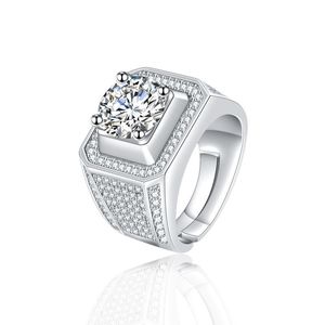 Nouvelle Arrivée 2026 – Bague de Mariage de Luxe en Cuivre et Zircon, Grande Taille, pour Homme – Bague de Mariage en Cuivre et Zircon pour Couple – Cadeaux Bijoux pour Homme - Product Image 1