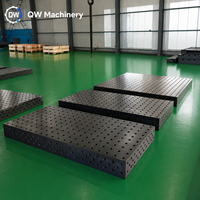 Table de soudage flexible 3D nitrurée, banc de soudage modulaire perforé pour la fabrication métallique, poste de travail de soudage industriel de précision