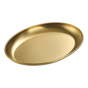 Stainless Steel Oval Plate 304 For Fish Snacks Barbecue Hot Pot Vegetables Fries Grilled Meat Hotel Use - Product Image 3