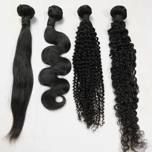 私人标签大长度缝平纬雷米接发巴西黑人女性头发
