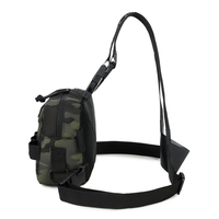 Sac de poitrine tactique léger et respirant pour homme, style streetwear, avec système Molle et camouflage