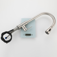 Robinet de cuisine extractible de haute qualité avec garantie de 5 ans, mitigeur eau chaude et froide, robinet d'évier de cuisine