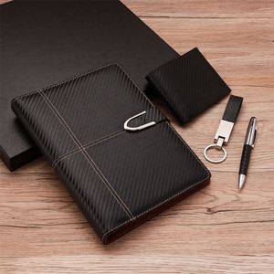 Ensemble cadeau d'affaires haut de gamme pour entreprise avec porte-clés, clé USB et portefeuille, cadeau de conférence, souvenir, articles cadeaux - Product Image 1